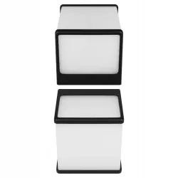 Kinkiet zewnętrzny ścienny lampa ogrodowa oprawa GX53 LED elewacyjna CZARNA-5904703019756