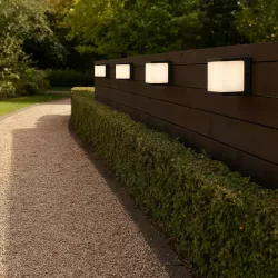 Kinkiet zewnętrzny ścienny lampa ogrodowa oprawa GX53 LED elewacyjna CZARNA-5904703019756