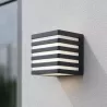 Kinkiet zewnętrzny ścienny lampa ogrodowa oprawa GX53 LED elewacyjna CZARNA-5904703019763