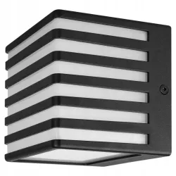 Kinkiet zewnętrzny ścienny lampa ogrodowa oprawa GX53 LED elewacyjna CZARNA-5904703019763