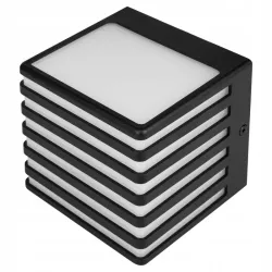 Kinkiet zewnętrzny ścienny lampa ogrodowa oprawa GX53 LED elewacyjna CZARNA-5904703019763