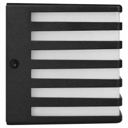 Kinkiet zewnętrzny ścienny lampa ogrodowa oprawa GX53 LED elewacyjna CZARNA-5904703019763