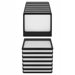 Kinkiet zewnętrzny ścienny lampa ogrodowa oprawa GX53 LED elewacyjna CZARNA-5904703019763