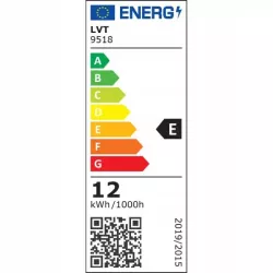 Grudo kinkiet elewacyjny LED 12W 4000K IP54 czarny - 5904703019725