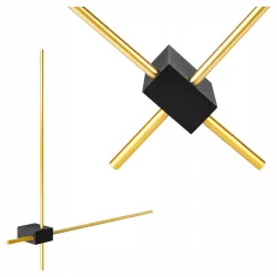 Lampa ścienna LED kinkiet ścienny wewnętrzny 2x 60cm złoty-5904703022077