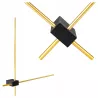 Lampa ścienna LED kinkiet ścienny wewnętrzny 2x 60cm złoty-5904703022077