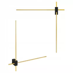 Lampa ścienna LED kinkiet ścienny wewnętrzny 2x 60cm złoty-5904703022077