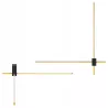 Lampa ścienna LED kinkiet ścienny wewnętrzny 2x 60cm złoty-5904703022077
