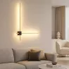 Lampa ścienna LED kinkiet ścienny wewnętrzny 2x 60cm złoty-5904703022077