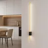 Kinkiet LED 9W 4000K złoty/czarny do salonu-5904703022091