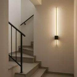 Kinkiet LED 9W 4000K złoty/czarny do salonu-5904703022091