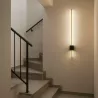 Kinkiet LED 9W 4000K złoty/czarny do salonu-5904703022091