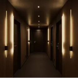 Kinkiet LED 9W 4000K złoty/czarny do salonu-5904703022091
