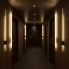 Kinkiet LED 9W 4000K złoty/czarny do salonu-5904703022091