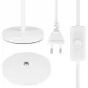 Lampka Na Biurko Biurkowa Nocna szkolna E27 LED DREWNO biała-5904703022688