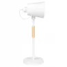 Lampka Na Biurko Biurkowa Nocna szkolna E27 LED DREWNO biała-5904703022688