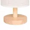 Lampka Na Biurko Biurkowa Nocna szkolna E27 LED DREWNO biała-5904703022695