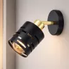 Kinkiet ścienny wewnętrzny lampa ścienna czarny E27 ruchomy LED-5904703023210