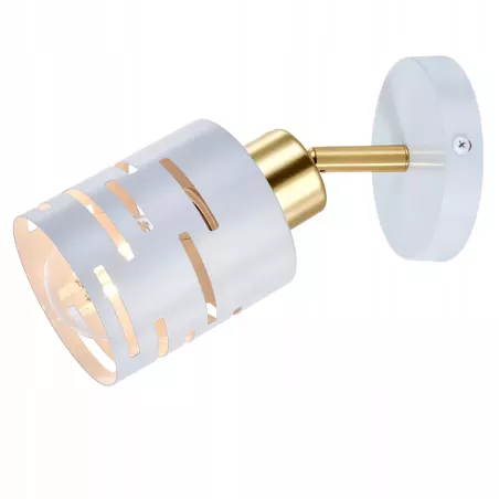 Kinkiet ścienny wewnętrzny lampa ścienna biały E27 ruchomy LED-5904703023203
