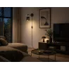 Kinkiet ścienny na ramieniu E27 lampa wewnętrzna ścienna LED włącznik czarn-5904703023258