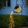 Lampki Solarne do Ogrodu Konewka 80cm LED Wbijane z Czujnikiem Wodoodporne-5904703023951