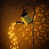 Lampki Solarne do Ogrodu Konewka 80cm LED Wbijane z Czujnikiem Wodoodporne-5904703023951