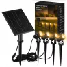 Lampka solarna do ogrodu 4x reflektor wbijany LED z Czujnikiem Wodoodporny-5904703029700