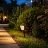 Lampka solarna do ogrodu reflektor wbijany LED z Czujnikiem Wodoodporny-5904703029021