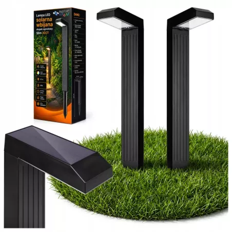 Lampa SOLARNA LED ogrodowa 53cm stojąca słupek Zmienna Barwa CCT zewnętrzna-5904703029038