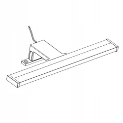 Kinkiet LED łazienkowy do łazienki Lampa nad lustro 8W 60cm ip44-5904703008569