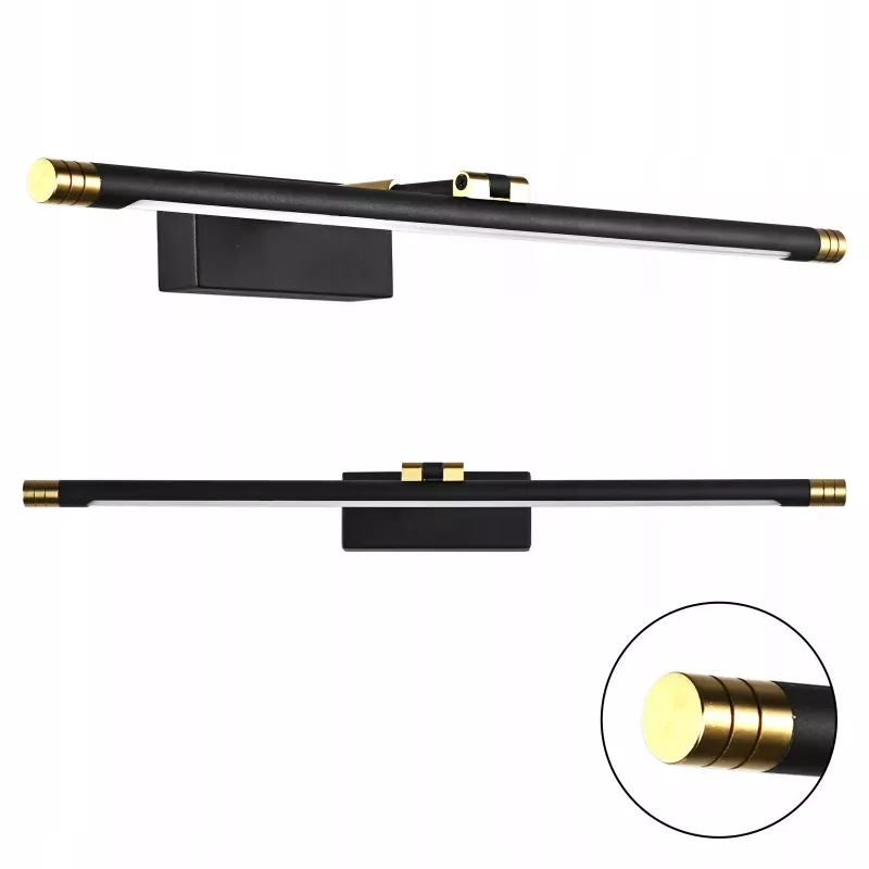 Kinkiet Masterled czarno - złoty LED 12W 56cm-5904703013501