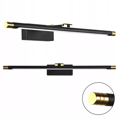 Kinkiet Masterled czarno - złoty LED 12W 56cm-5904703013501