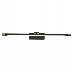 Kinkiet Masterled czarno - złoty LED 12W 56cm-5904703013501