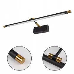 Kinkiet Masterled czarno - złoty LED 12W 56cm-5904703013501