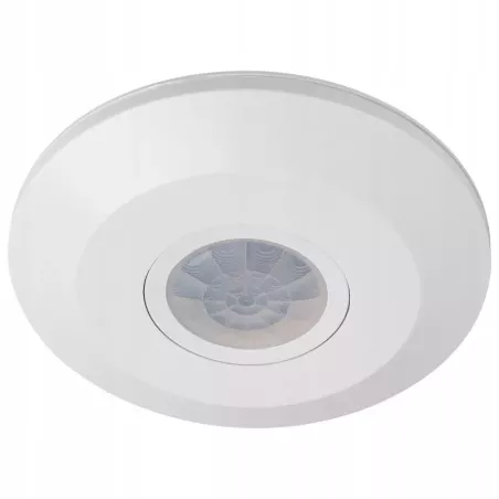 CZUJNIK RUCHU 360° na podczerwień sufitowy ULTRA PŁASKI LED SLIM-5903002035603