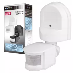 Czujnik RUCHU zmierzchu LED sensor PIR na podczerwień ścienny zewnętrzny-5903002036501