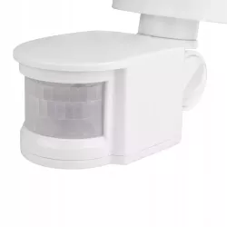 Czujnik RUCHU zmierzchu LED sensor PIR na podczerwień ścienny zewnętrzny-5903002036501