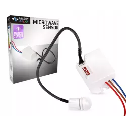 Czujnik RUCHU zmierzchu LED sensor PIR z kablem na podczerwień-5903002030264