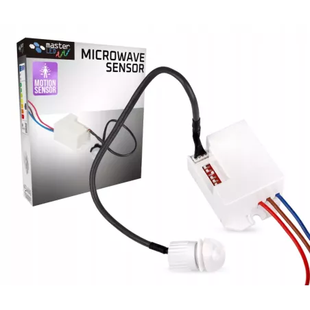 Czujnik RUCHU zmierzchu LED sensor PIR z kablem na podczerwień-5903002030264