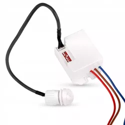 Czujnik RUCHU zmierzchu LED sensor PIR z kablem na podczerwień-5903002030264