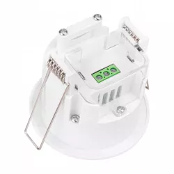Czujnik RUCHU i zmierzchu LED regulowany PIR 360° na podczerwień sufitowy-5903002030288