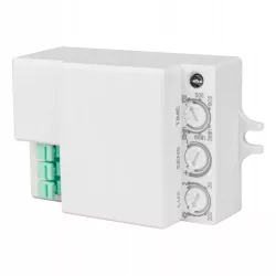 Czujnik RUCHU zmierzchu LED sensor MIKROFALOWY FLAT-5908263380448