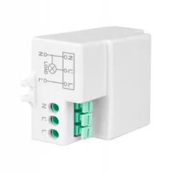 Czujnik RUCHU zmierzchu LED sensor MIKROFALOWY FLAT-5908263380448