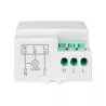 Czujnik RUCHU zmierzchu LED sensor MIKROFALOWY FLAT-5908263380448