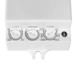Czujnik RUCHU zmierzchu LED sensor MIKROFALOWY FLAT-5908263380448