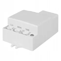 Czujnik RUCHU zmierzchu LED sensor MIKROFALOWY FLAT-5908263380448