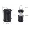 Latarka LED 3W 240lm COB (3xAA) KAMPINGOWA Lamp-5904703009214