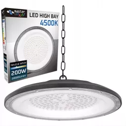 Lampa przemysłowa LED UFO High Bay 200W 20000lm IP65 magazyn hala sklep-5904703006725