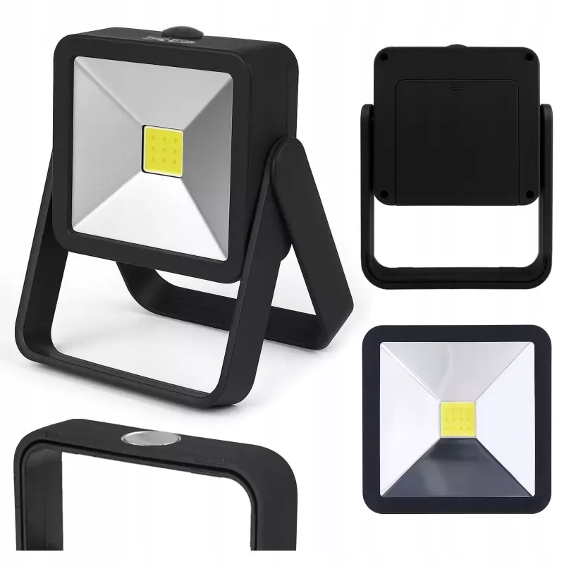 HALOGEN LED naświetlacz lampa PRZENOŚNY COB 6000K MOCNY 4x AAA-5904703009122