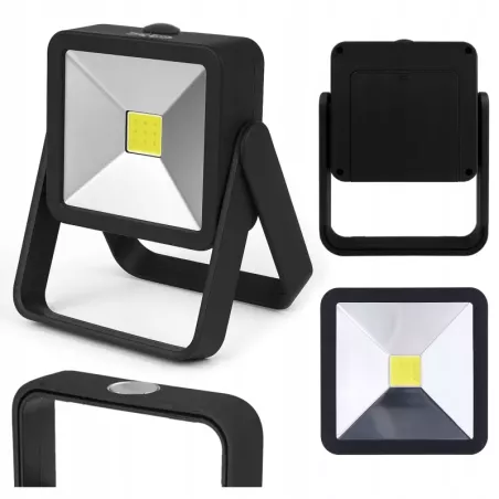 HALOGEN LED naświetlacz lampa PRZENOŚNY COB 6000K MOCNY 4x AAA-5904703009122